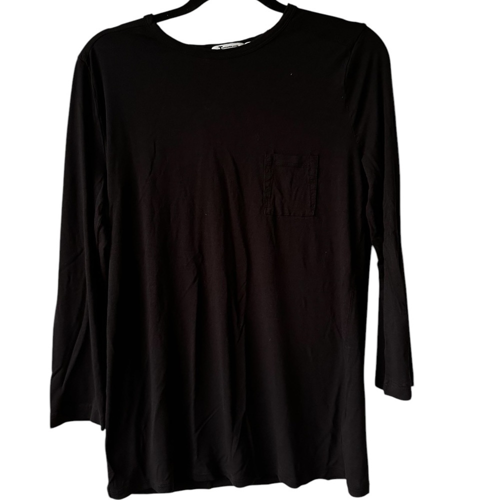 T by Alexander Wang Women's Black Long Sleeve Shirt - Picture 7 of 15